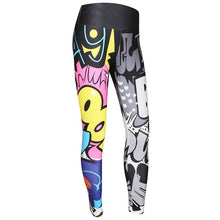 Load image into Gallery viewer, CHRLEISURE Women Digital Printing Leggings Workout Leggings High Waist Push Up Leggins Mujer Fitness Leggings Women'S Pants