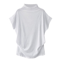 Load image into Gallery viewer, Women Casual Turtleneck Short Sleeve