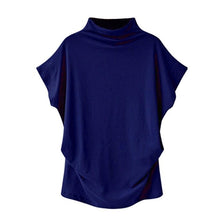 Load image into Gallery viewer, Women Casual Turtleneck Short Sleeve