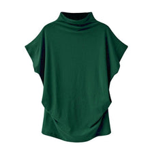 Load image into Gallery viewer, Women Casual Turtleneck Short Sleeve
